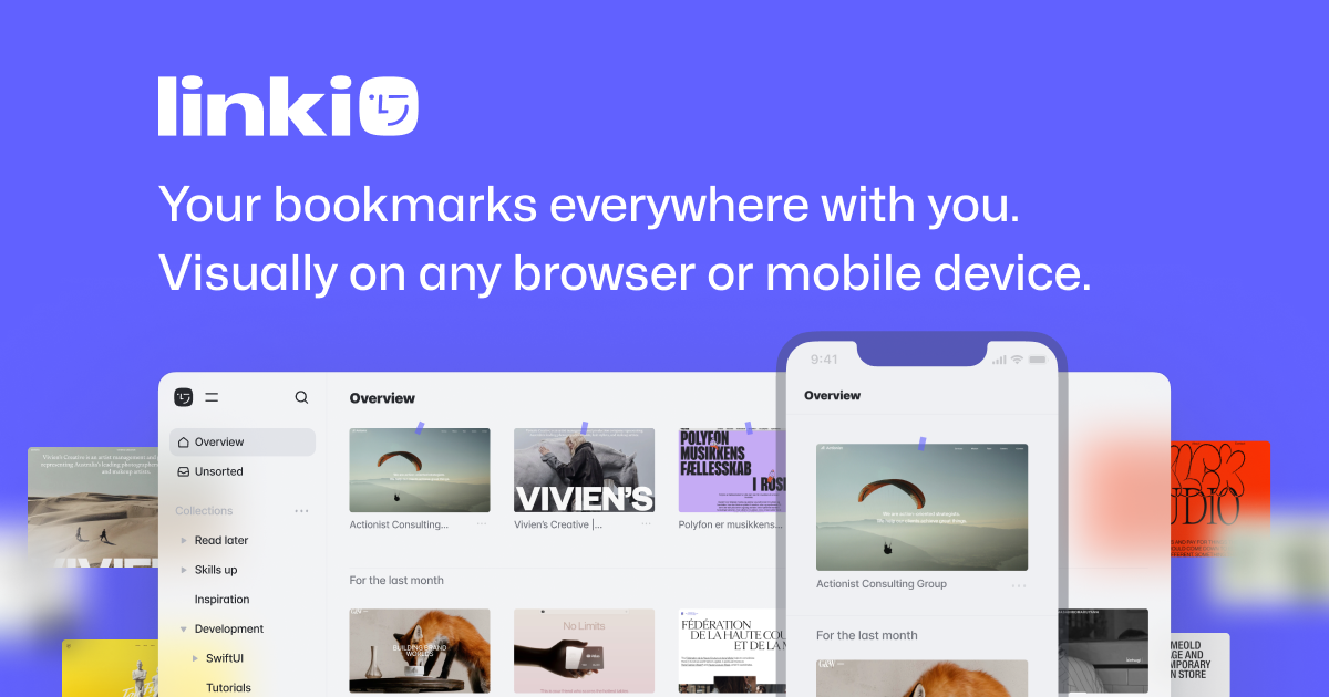 Linki.app Bookmark Manager & Organizer